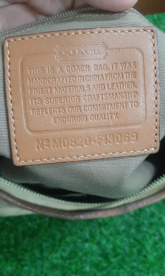 Look up coach clearance bag serial number