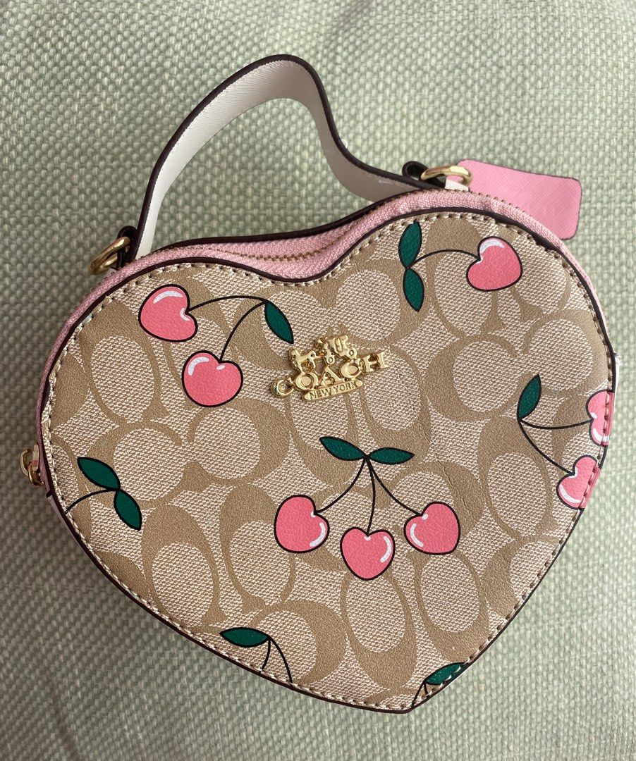 Coach cherry deals blossom bag