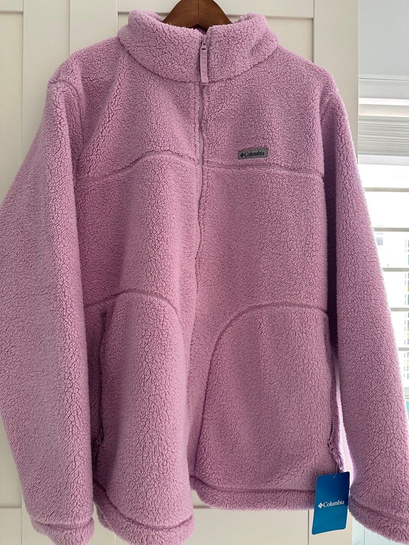 Purple columbia shop fleece jacket
