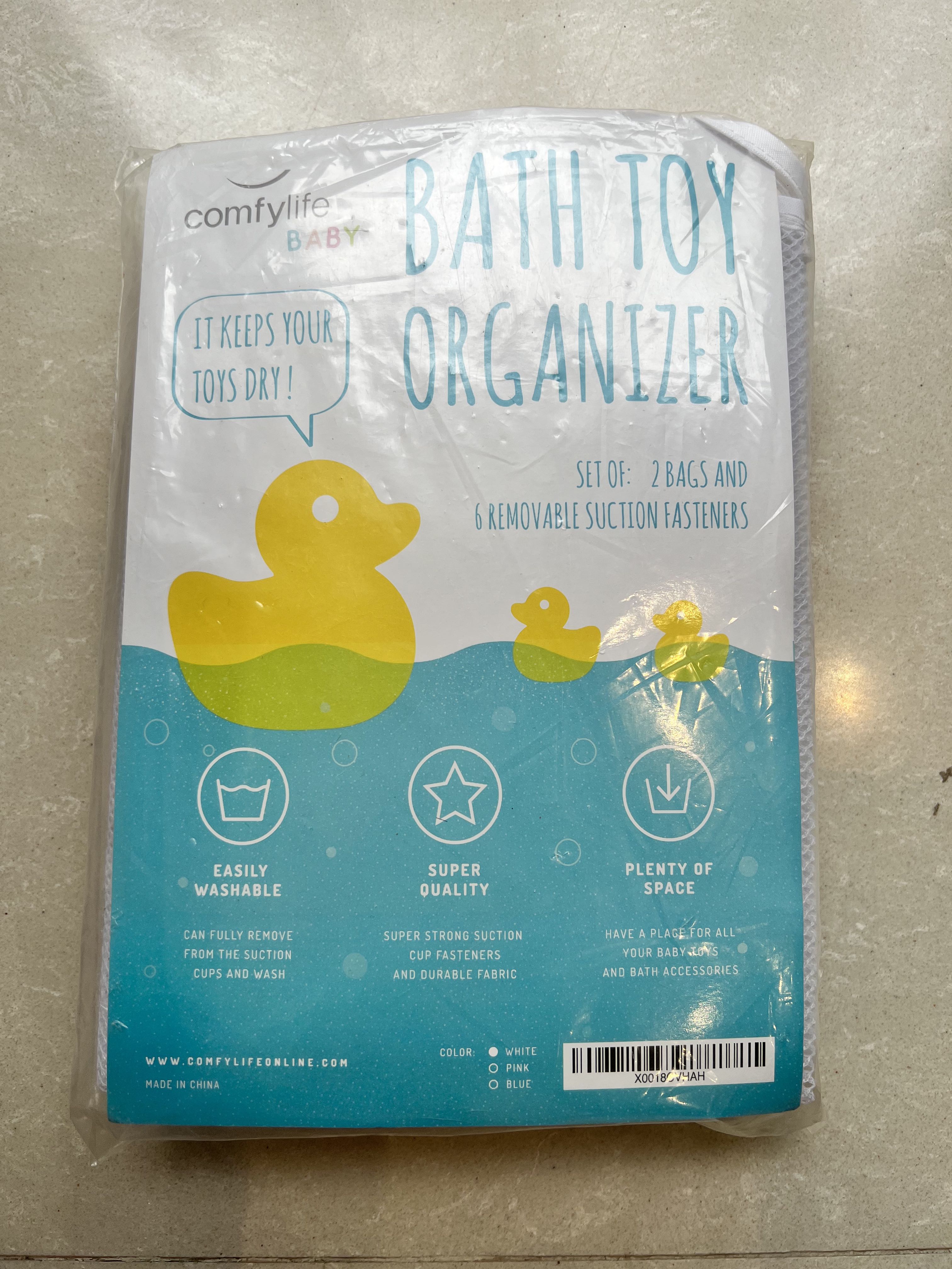 Comfylife Bath Toy Organizer, Babies & Kids, Bathing & Changing
