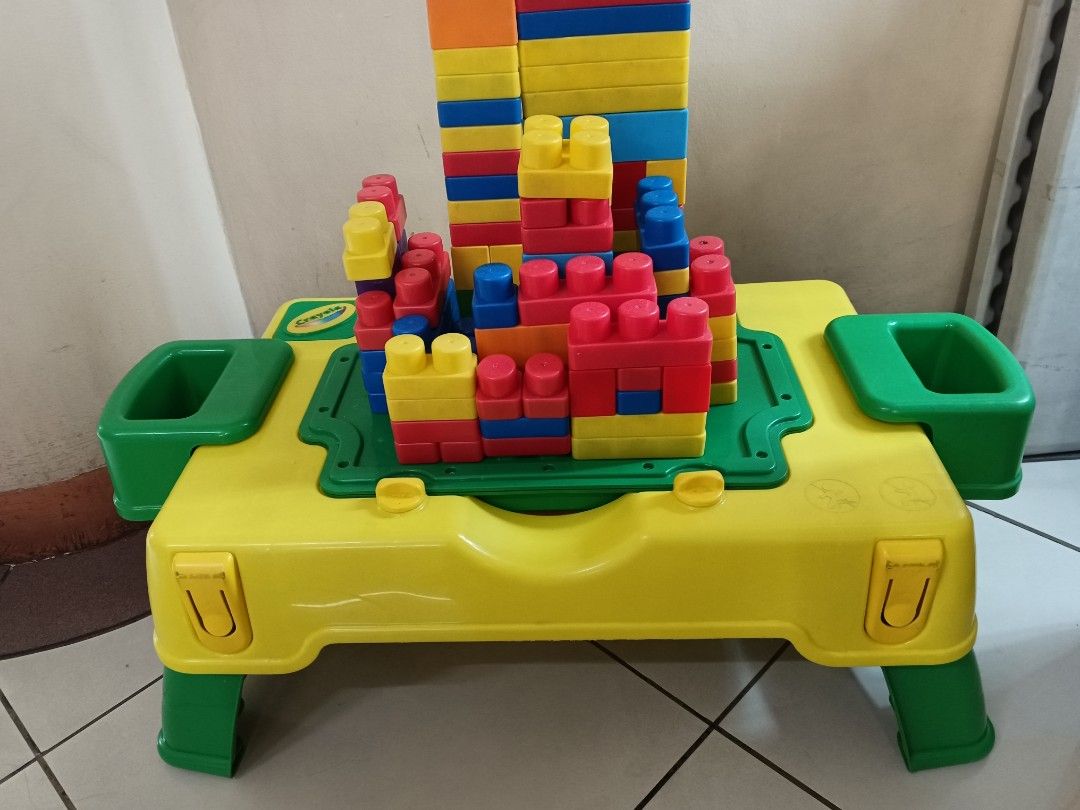Crayola building blocks table on sale