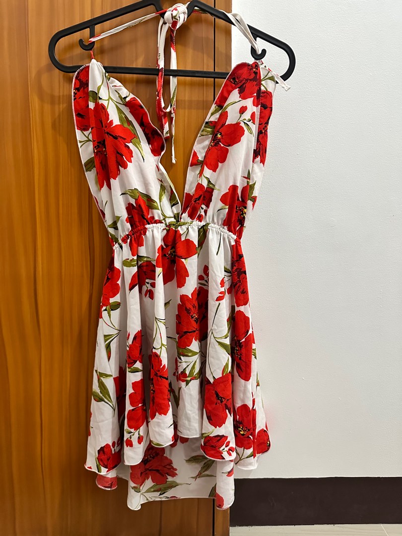 Criss cross back summer dress Women s Fashion Dresses Sets