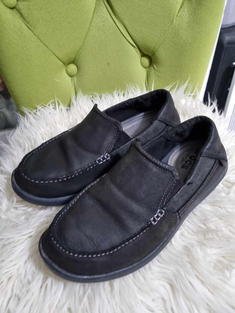 Crocs men's santa cruz 2 luxe leather loafer outlet