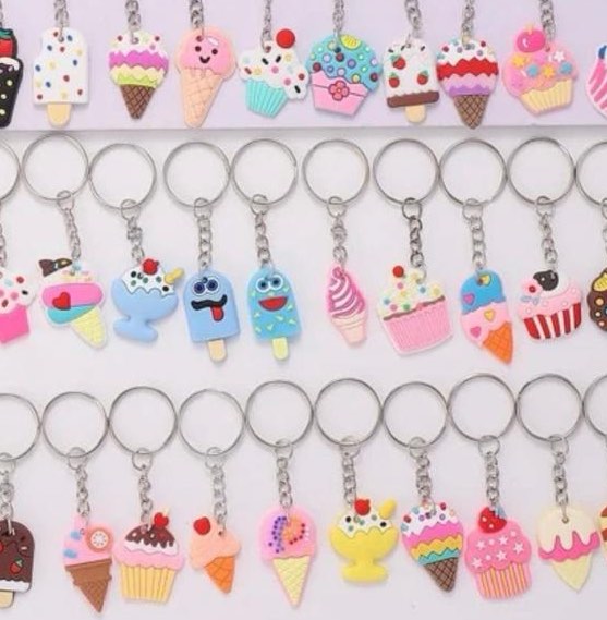 Cute top girly keychains