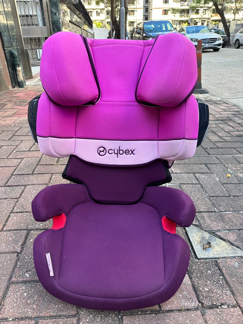 Cybex Silver Solution X-Fix Toddler Car Seat Group 2/3 (Purple Rain/ Purple)