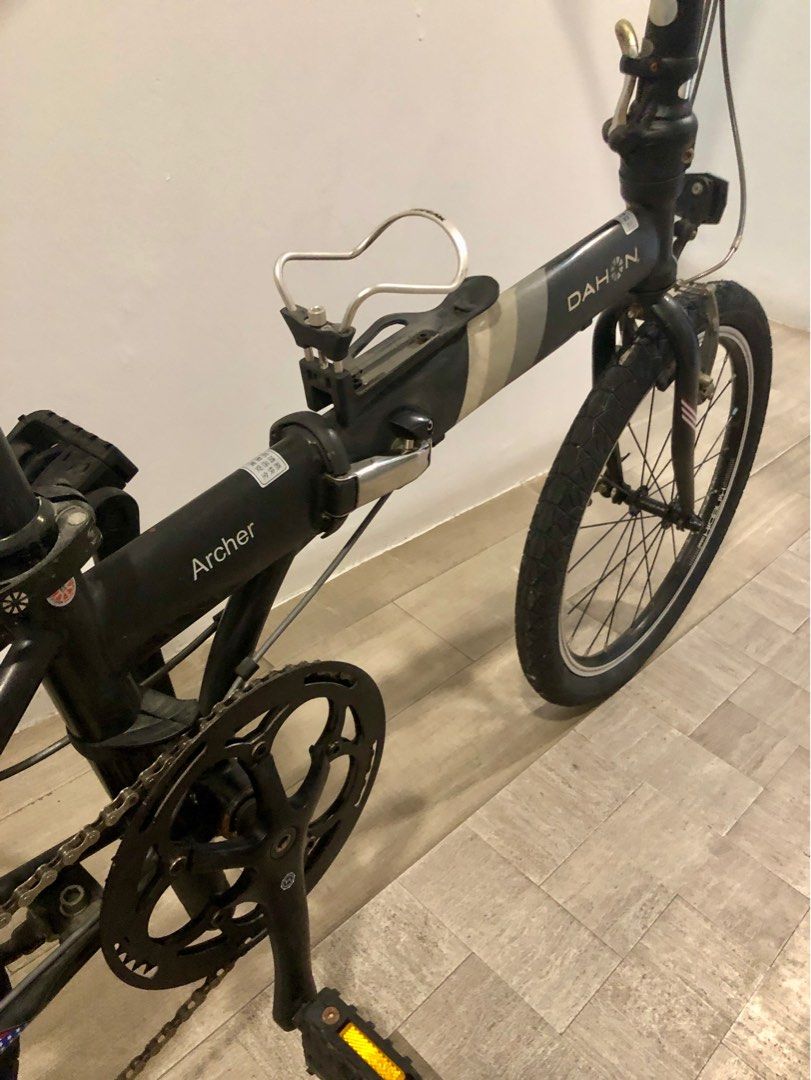 Dahon Archer 8 Speed Foldable Bike Black Sports Equipment Bicycles Parts Bicycles on Carousell