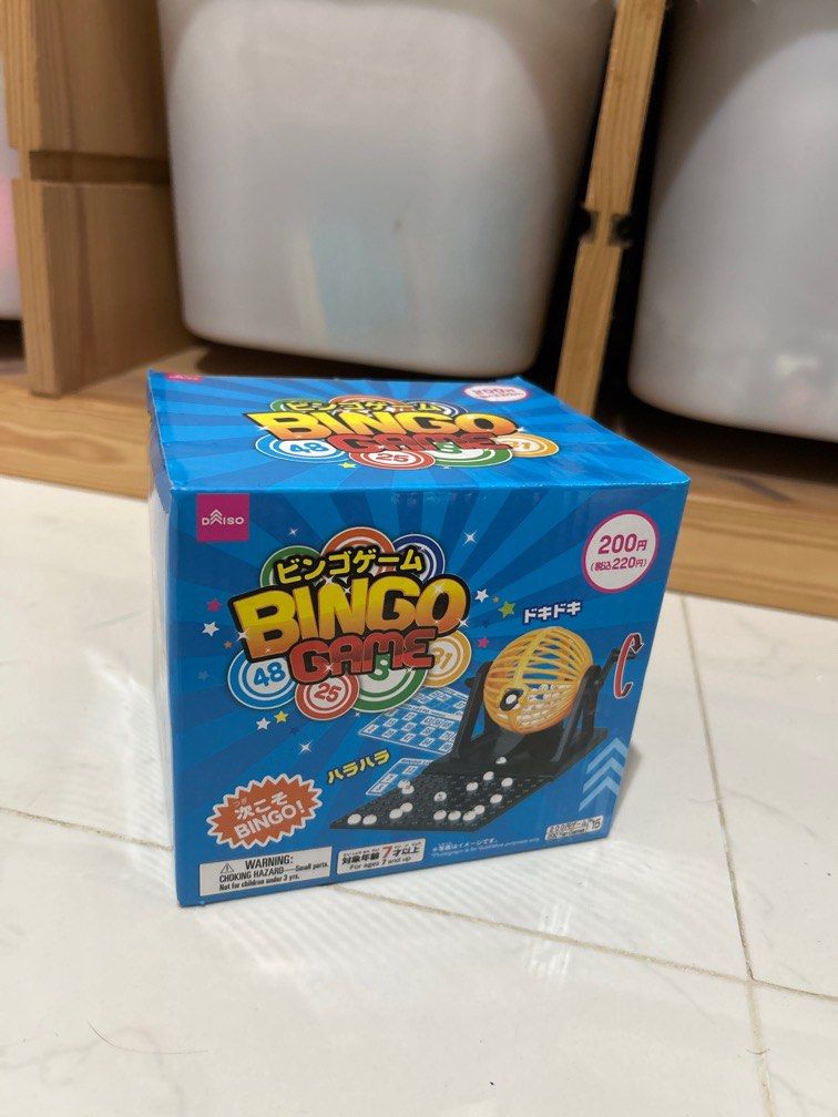 Daiso Bingo Game Toy (FREE WITH ANY PURCHASE), Hobbies & Toys, Toys & Games on Carousell