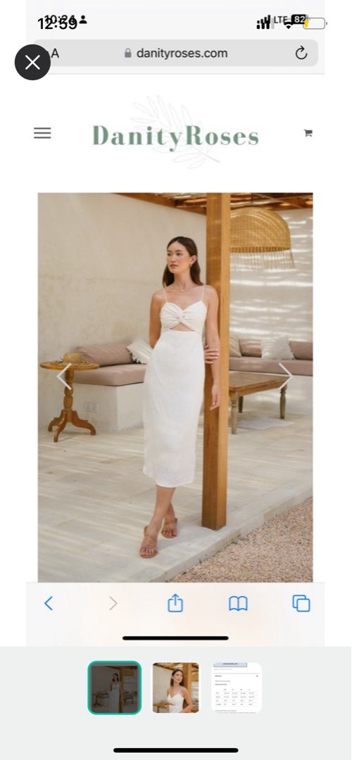 DANITY  DRESS CREAM 61002-1 main image 1