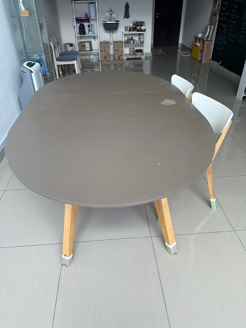 Designer retractable kitchen table, Furniture & Home Living, Furniture