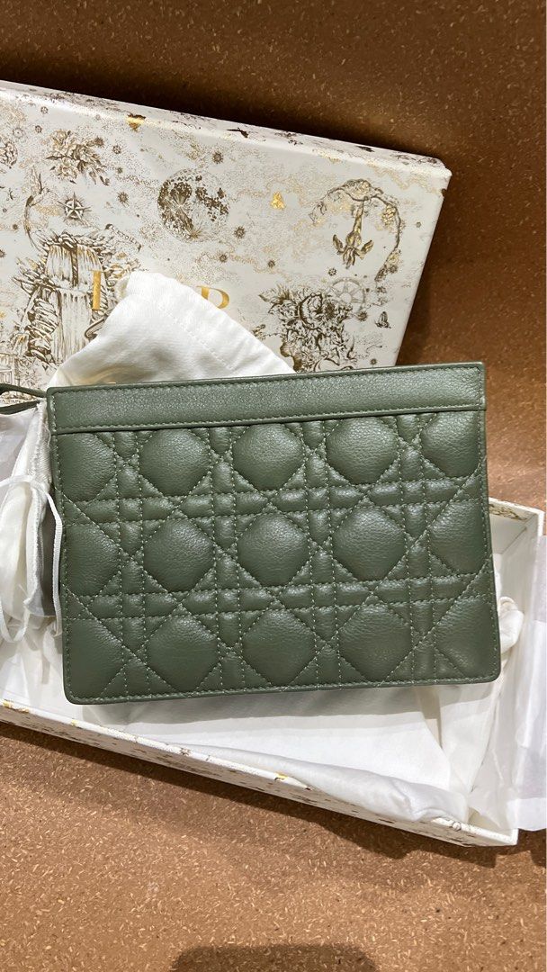 Dior green wallet deals