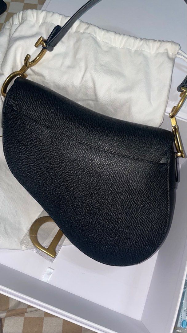 Christian Dior Blue Oblique Canvas Mini Dior Saddle Bag - Yoogi's