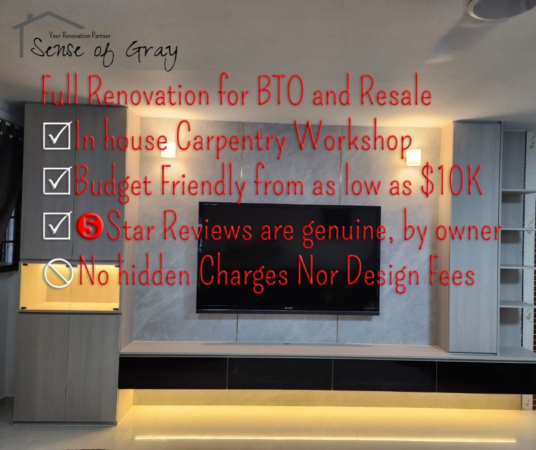 Direct Carpentry/Local own workshop carpentry/wardrobe carpentry/House Carpentry/Direct cabinet/HDB carpentry/BTO carpentry/Carpentry (Category: Carpentry) located in Singapore. Submitted by senseofgray (Listing ID 1221577212, Image 2). Description: Direct carpentry with our own singapore workshop. We also coordinate and handles full renovation projects small or big with no hidden charges. * Bto or resale kitchen cabinet, wardrobe, island cabinet