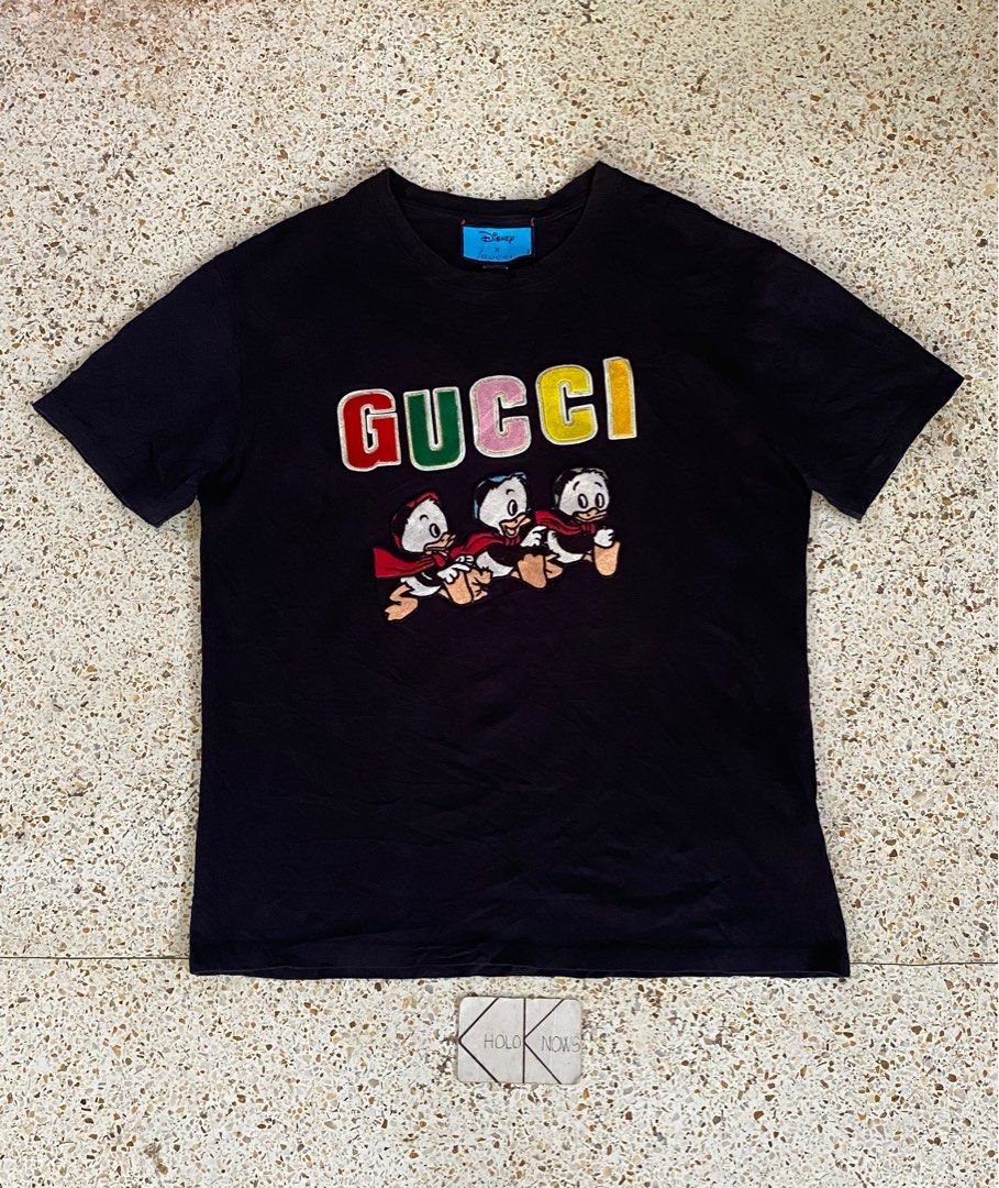 Authentic) Gucci x Disney Donald Duck, Men's Fashion, Tops & Sets, Tshirts  & Polo Shirts on Carousell