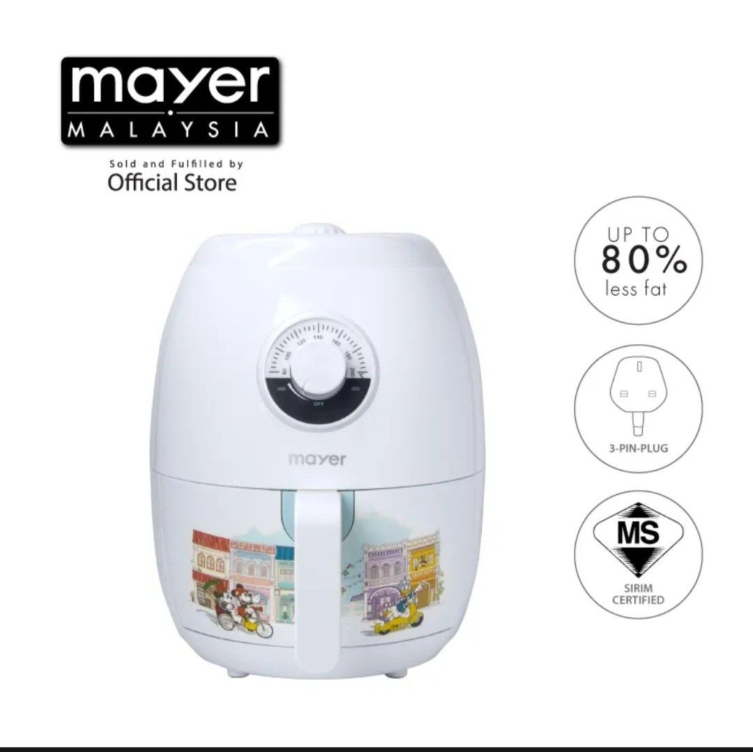 Disney x Mayer Air Fryer 3.0L, TV & Home Appliances, Kitchen Appliances
