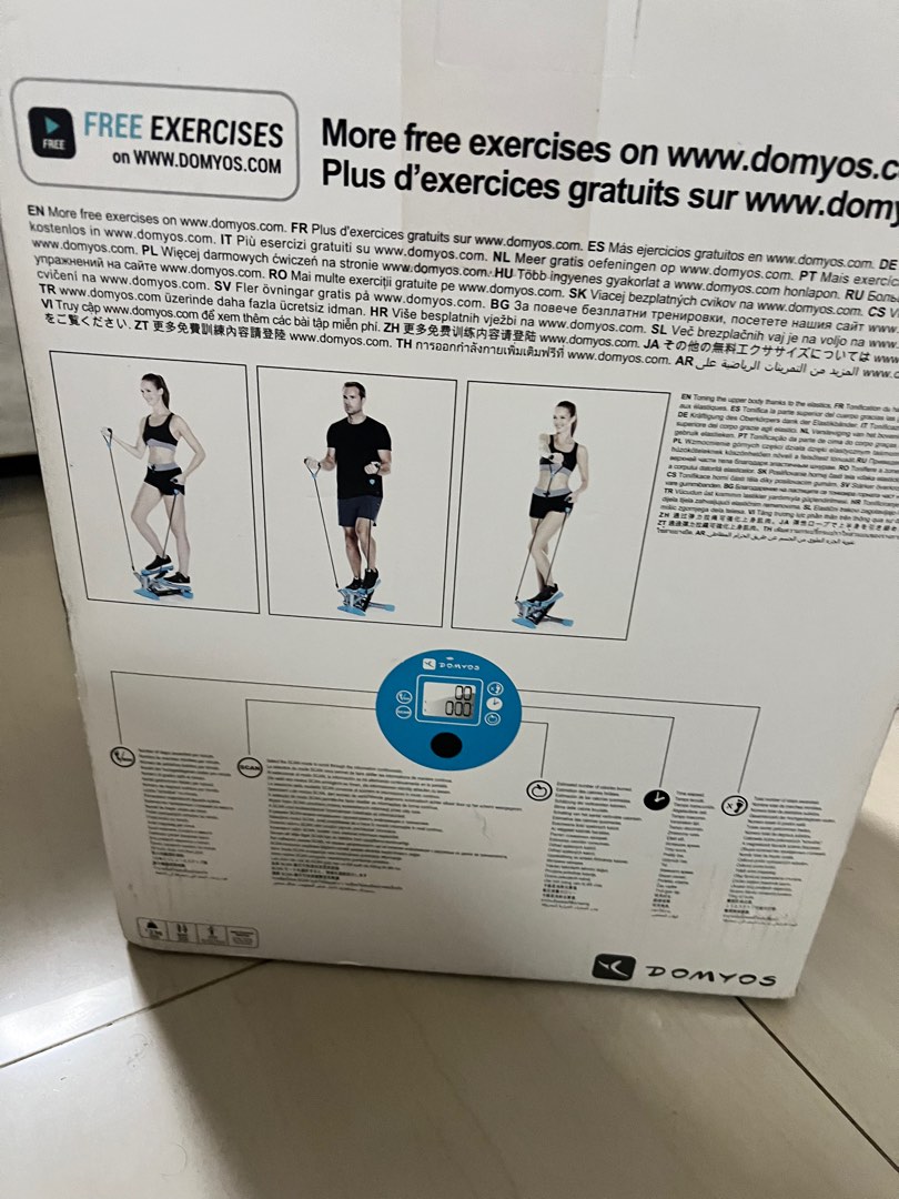 Domyos mini stepper twister, Sports Equipment, Exercise & Fitness ...