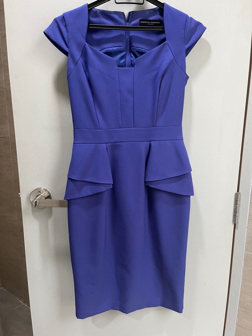 Dorothy Perkins Dress 10 Womens Lace Mink Purple Grey Race Occasion Wedding  NEW | eBay