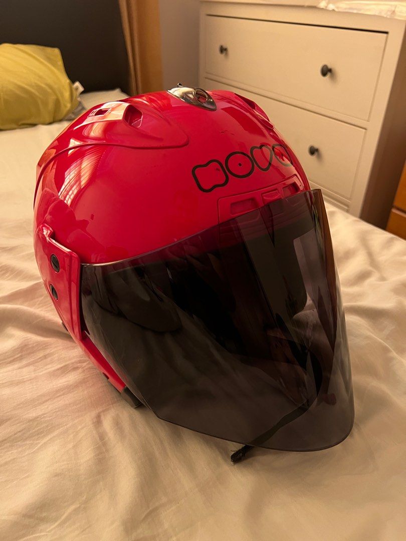 Dot nova helmet, Motorcycles, Motorcycle Apparel on Carousell