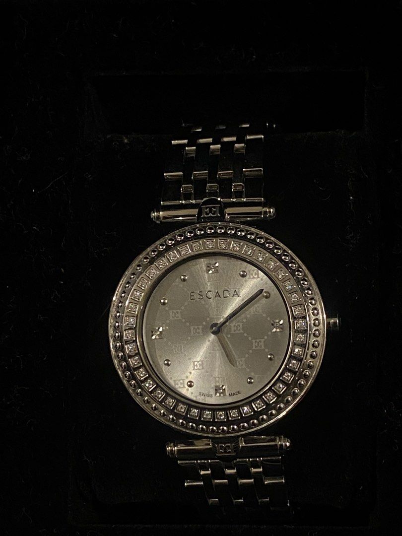 Escada Silver watch Luxury Watches on Carousell