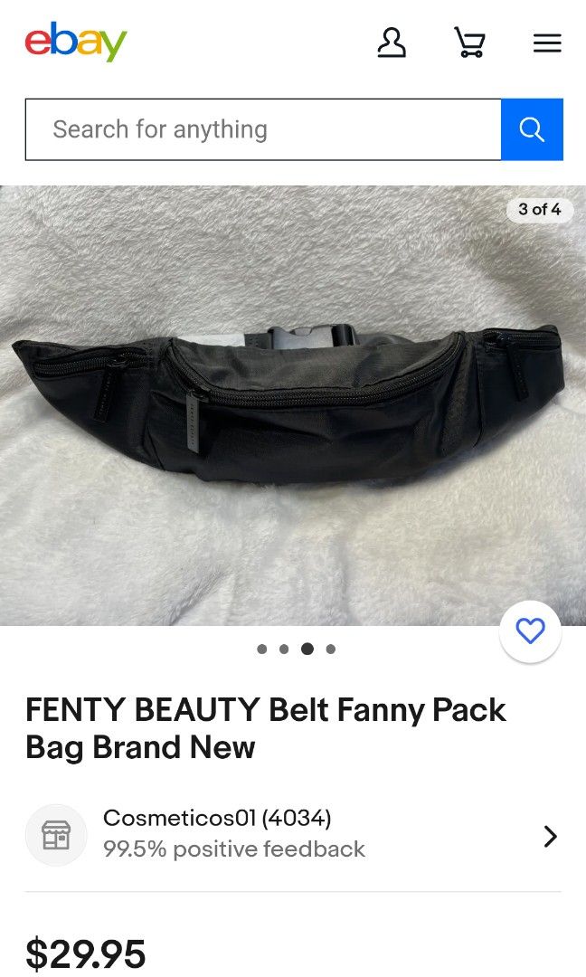 FENTY BEAUTY Belt Fanny Pack Bag BRAND NEW 100 Authentic