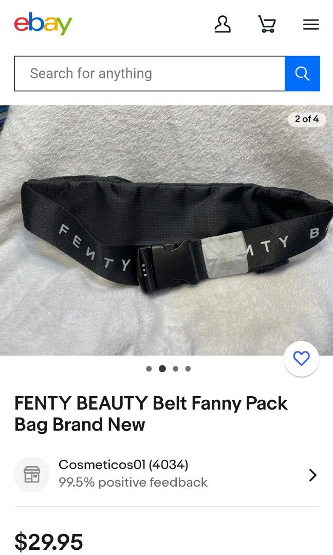 FENTY BEAUTY Belt Fanny Pack Bag BRAND NEW 100 Authentic