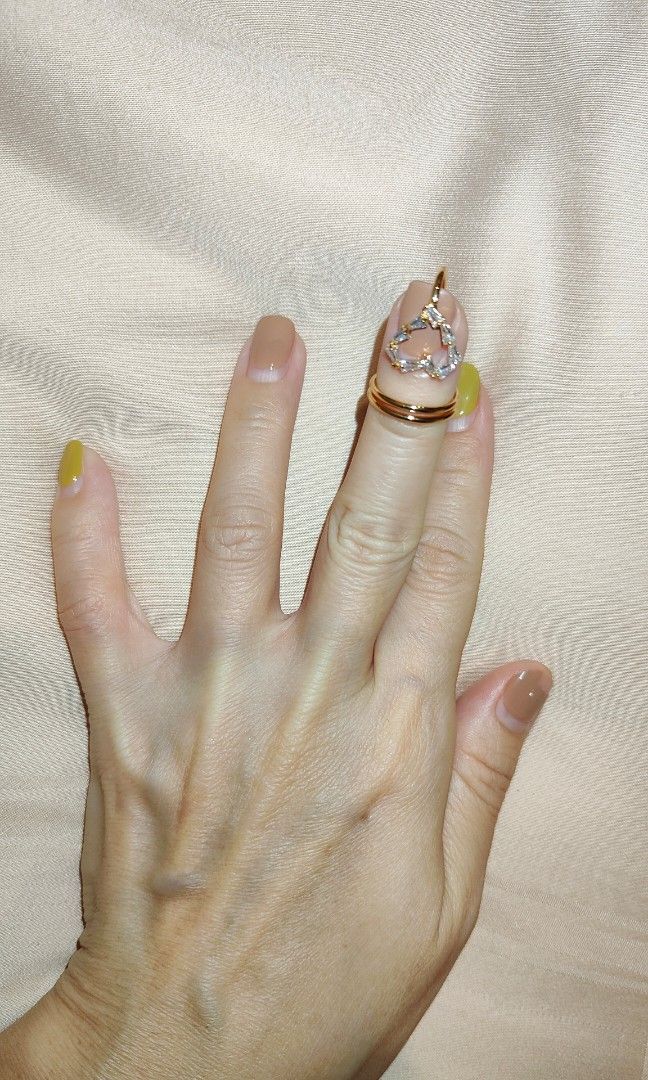 Gold finger new arrivals nail rings