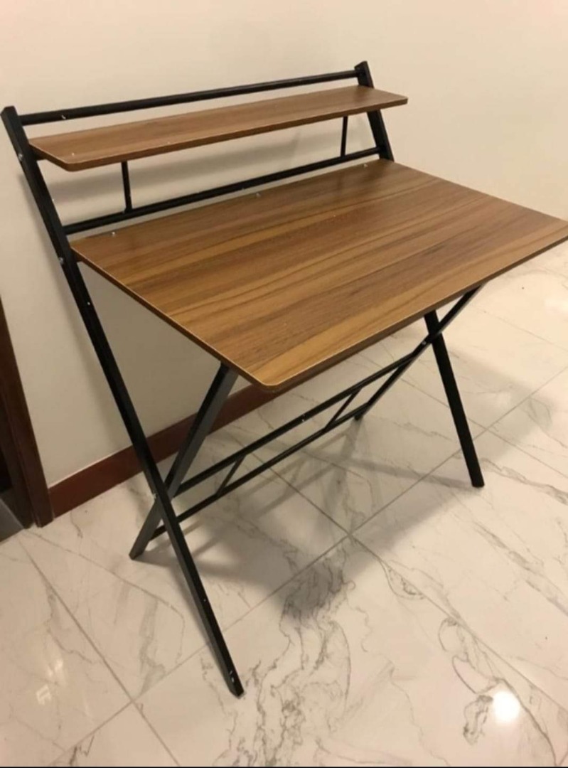 Foldable Ergonomic Computer Table, Furniture & Home Living, Furniture ...