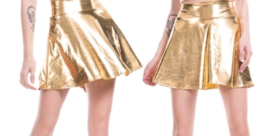 FREE POST to West Malaysia only Pre Order 10 days Ladies Shinny Mini Skirt