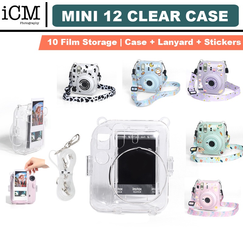 Fujifilm Instax Mini 11 Camera with Clear Case, films and stickers