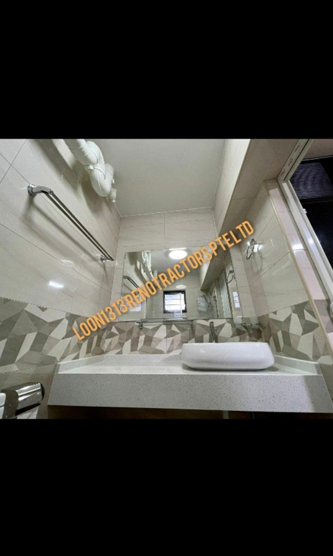 Full Revamp Toilet Overlay Tiles Works Completed!!, Home Services