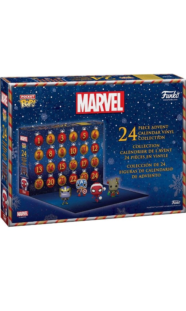 MARVEL - Pocket Pop - Calendrier de l'avent - 24 figurines :  : Bobble Head POP Funko Marvel