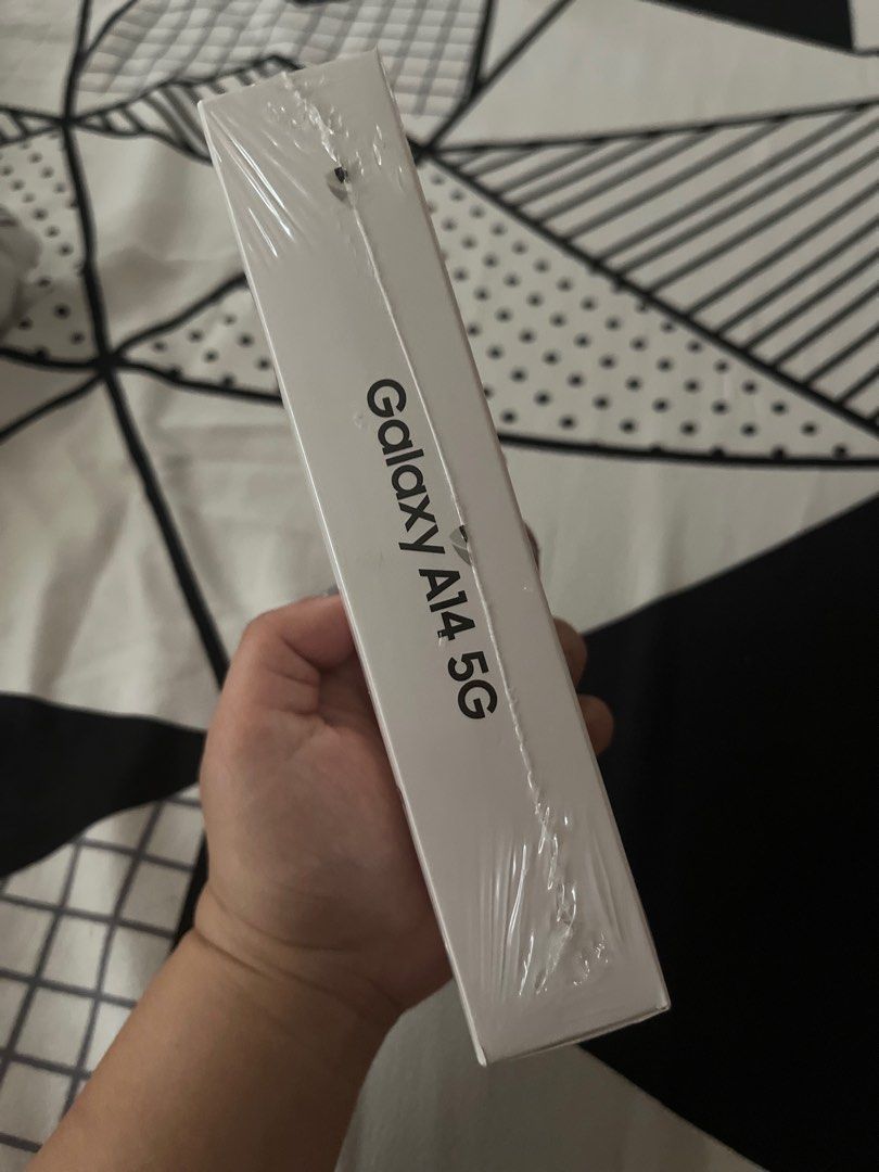 Galaxy A14 5G (Category: Samsung) located in Quezon City. Submitted by ViganCasaAbelIloco (Listing ID 1263724927, Image 3). Description: Brandnew, sealed, smart lock, reason for selling-extra phone and we prefer apple phone.