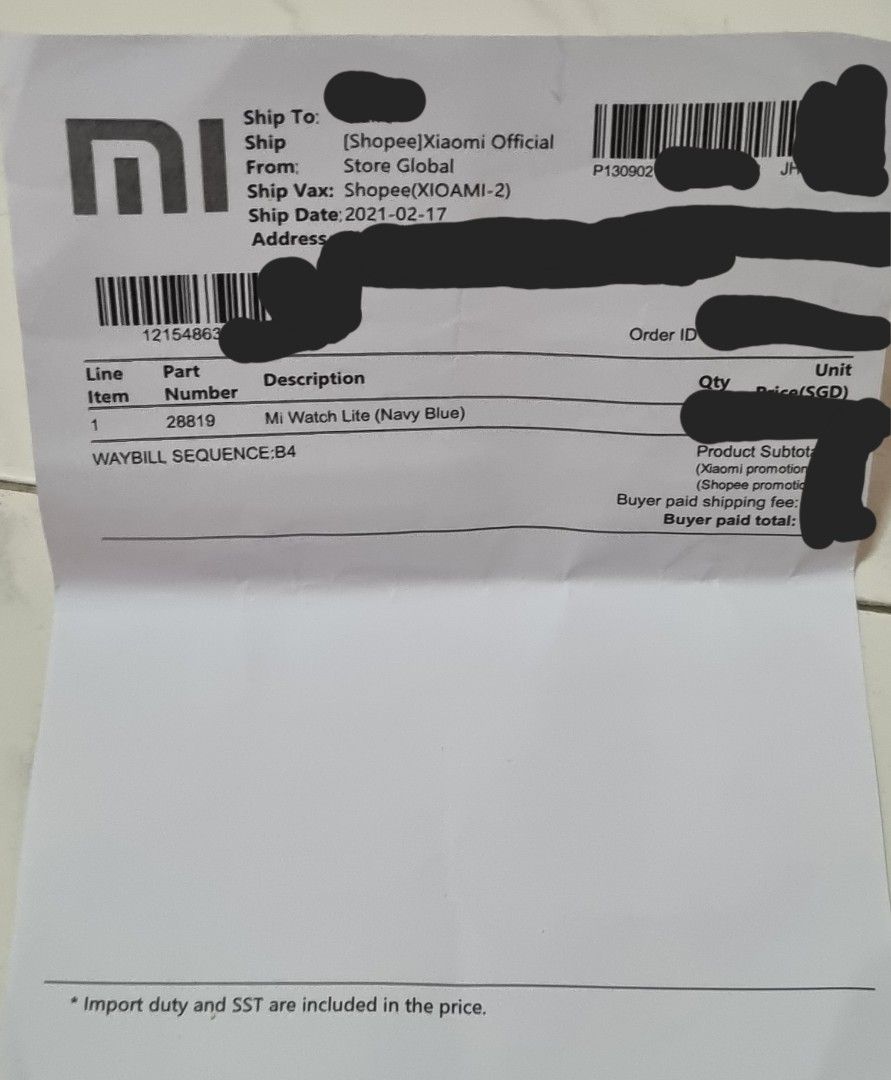 Xiaomi mi store watch lite shopee