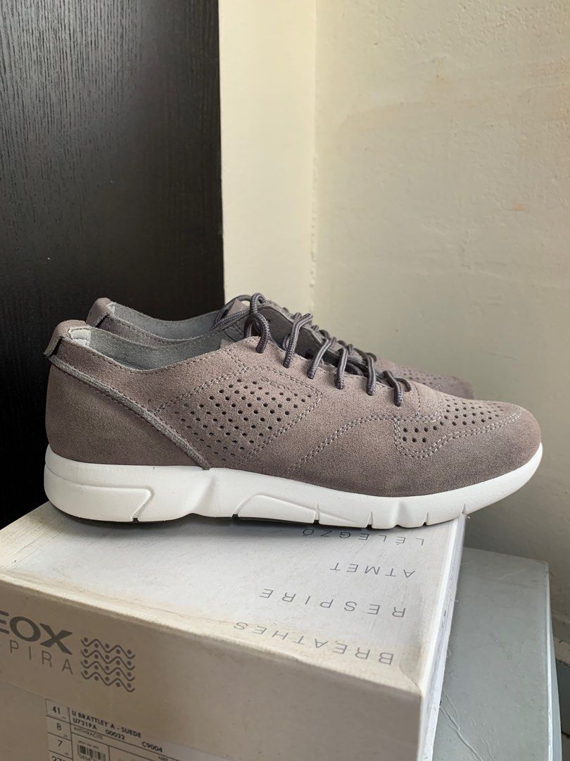 Geox respira suede leather Men s Fashion Footwear Sneakers on