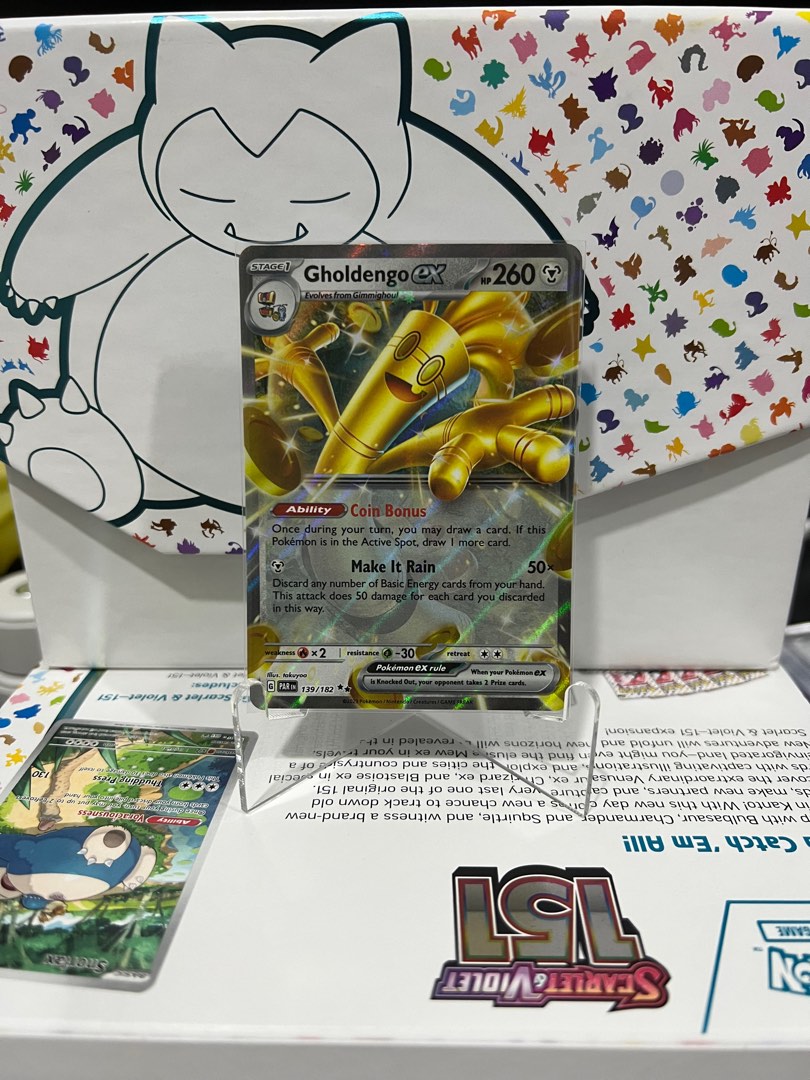 Gholdengo ex - 139/182 Pokemon TCG Scarlet & Violet Paradox Rift