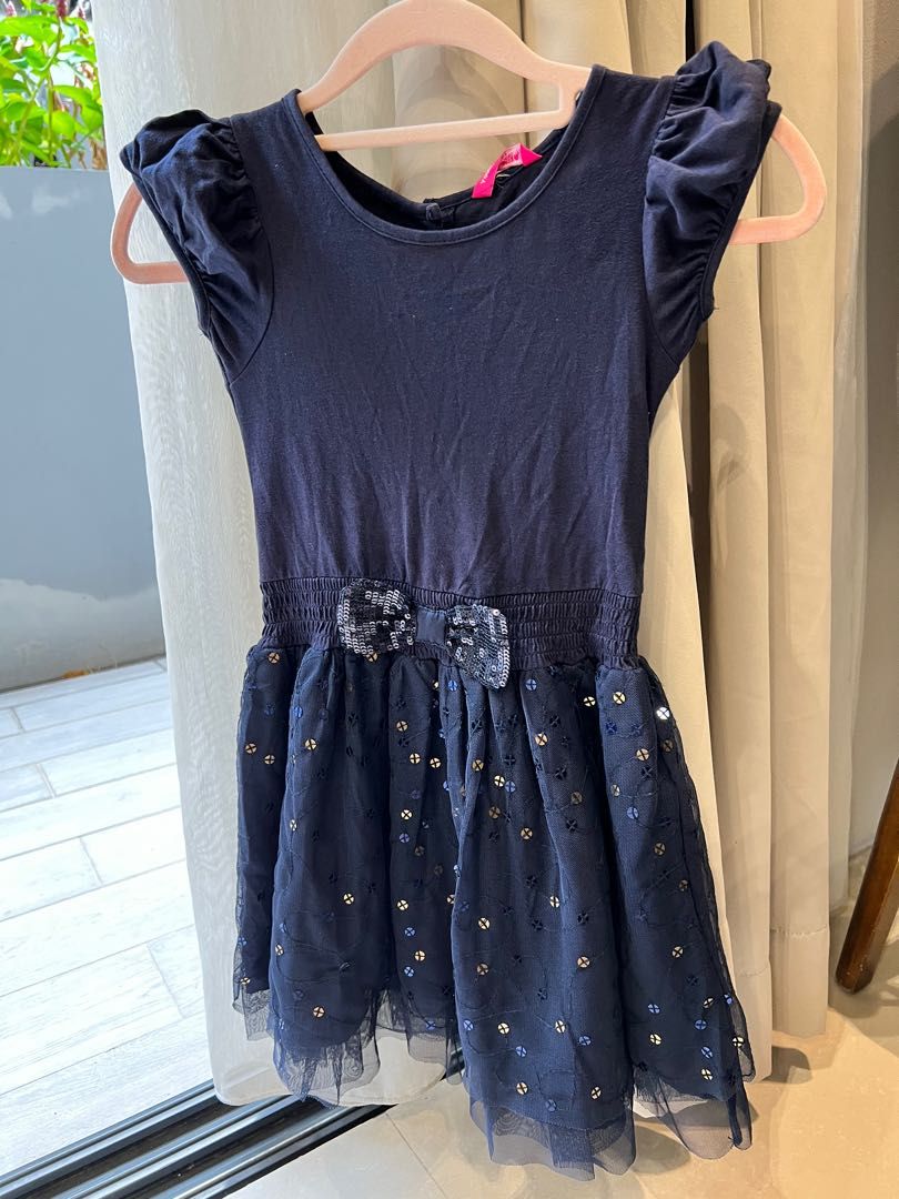 Next girls on sale navy dress