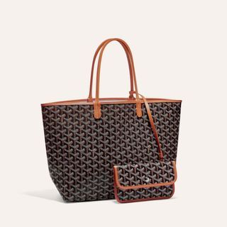 GOYARD Goyardine Saint Louis Claire Voie PM Black Violet 528349