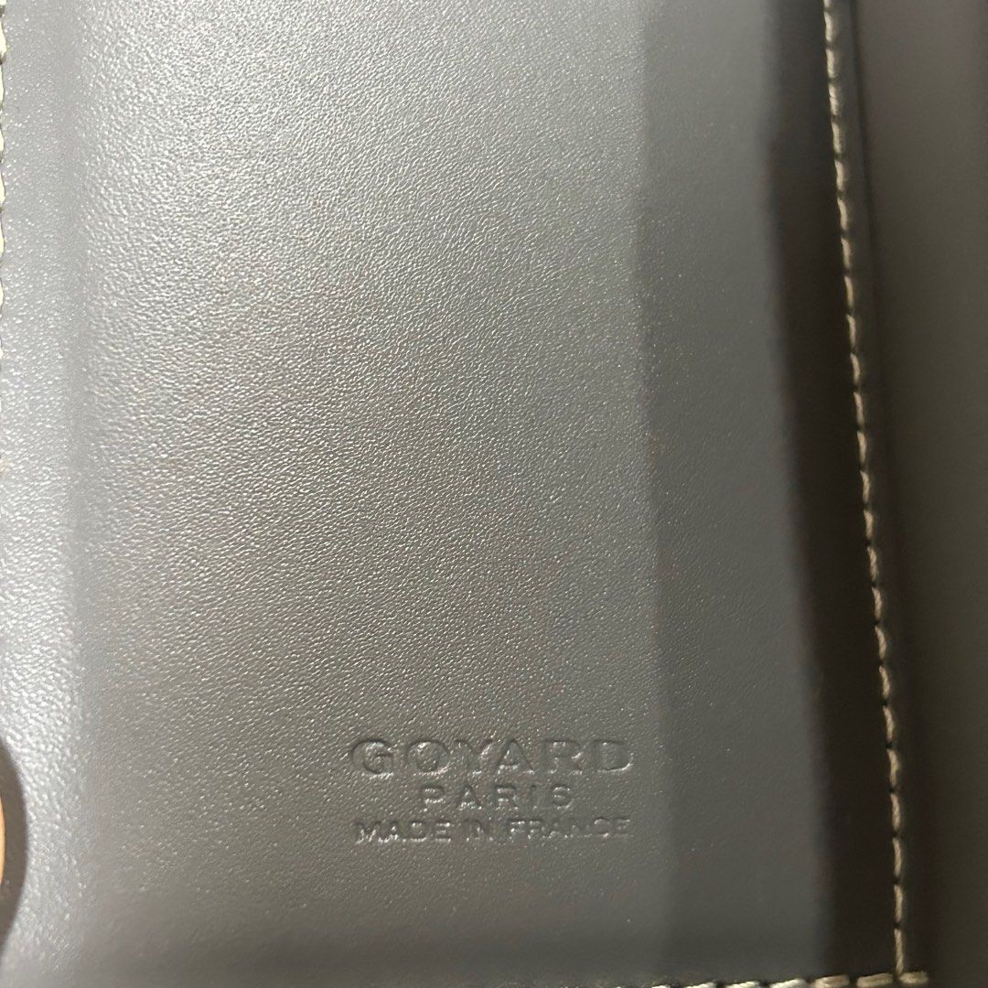 Goyard Grey Saint Pierre Card Holder Wallet - SAVIC