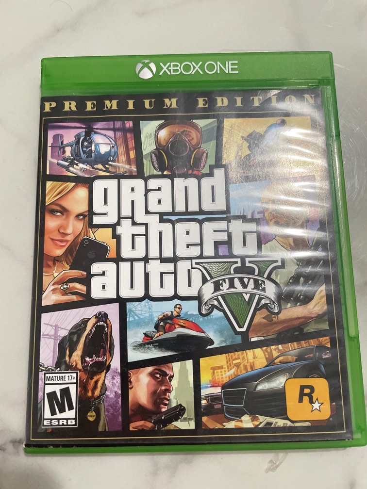 GTA 5 xbox One premium edition, Video Gaming, Video Games, Xbox on