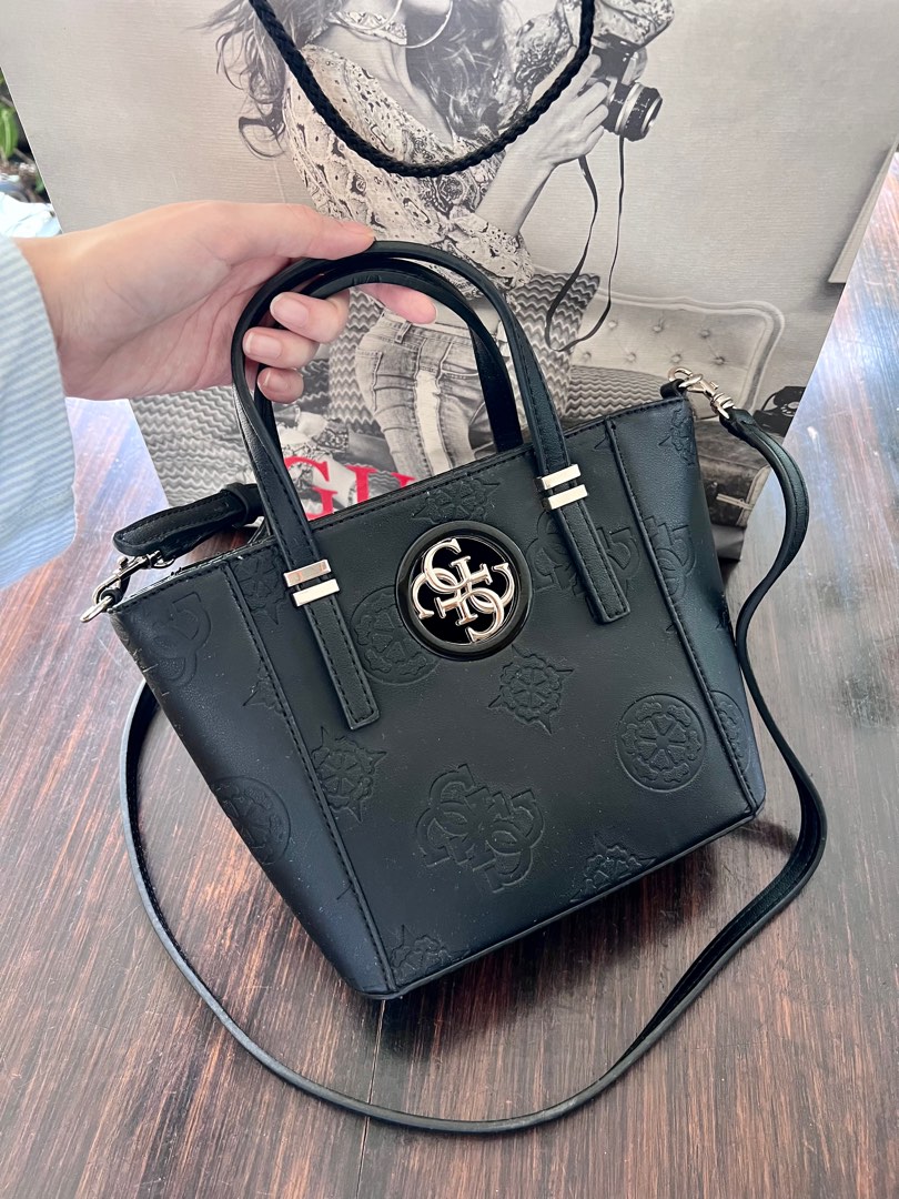 Guess open shop road mini crossbody
