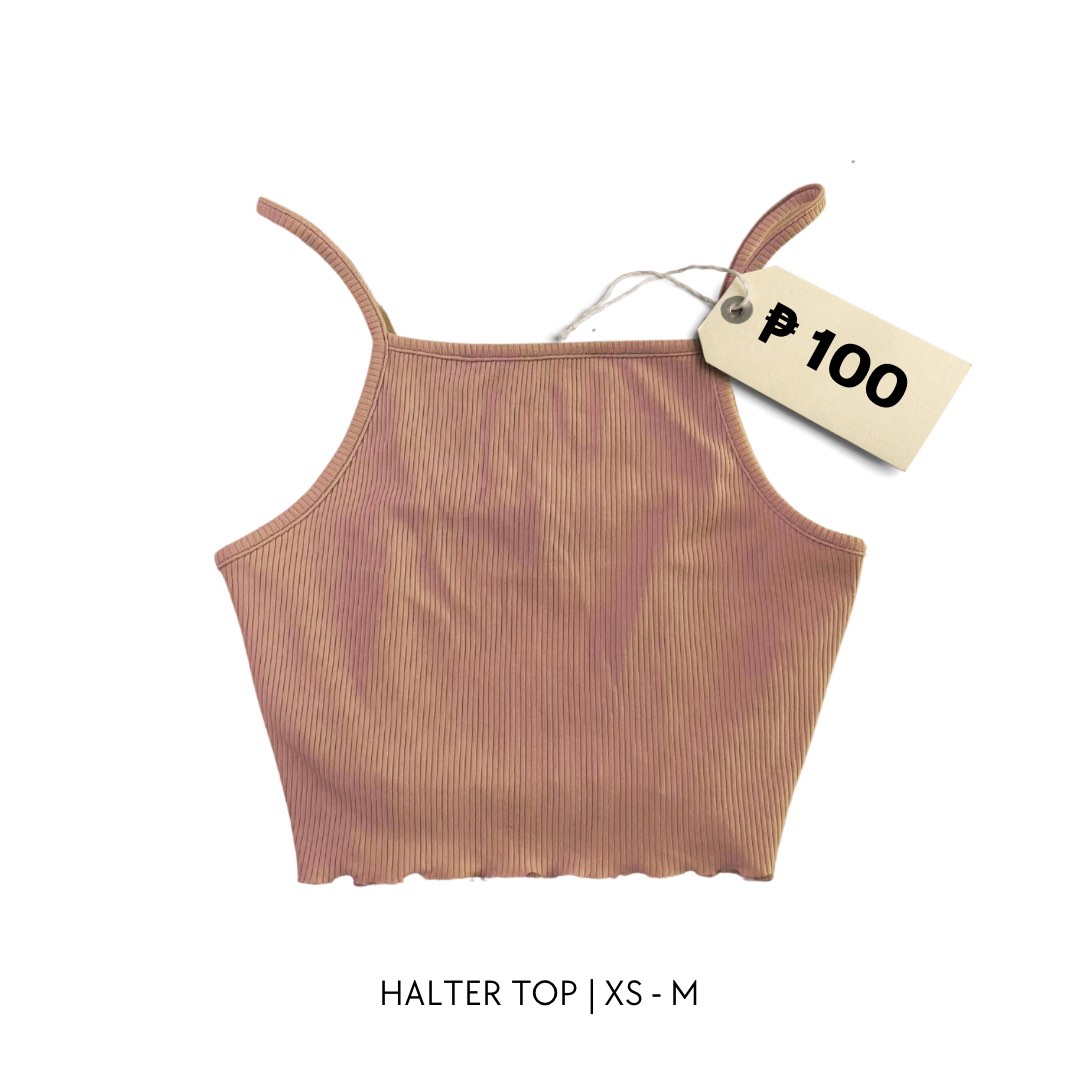 halter-top-women-s-fashion-tops-sleeveless-on-carousell