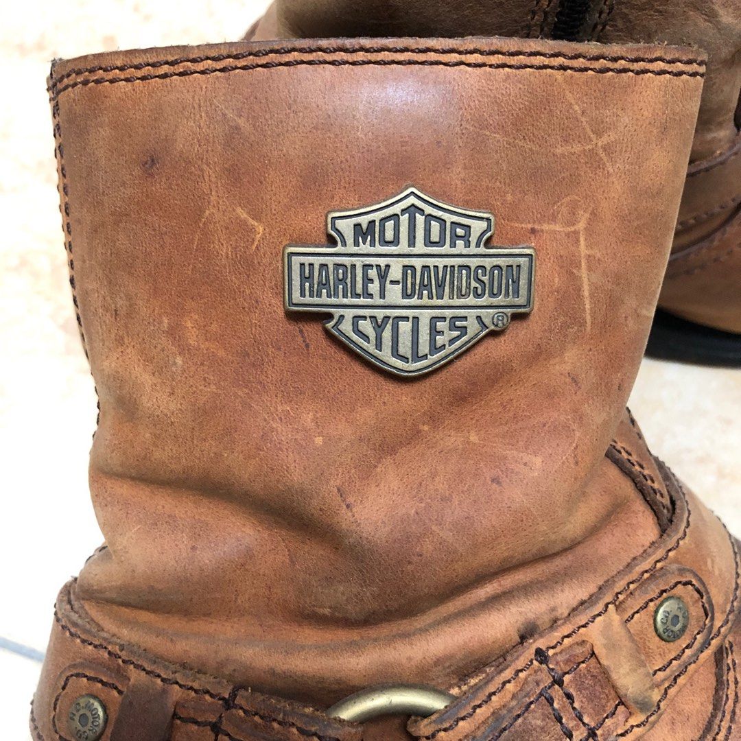 Harley davidson scout boots brown online