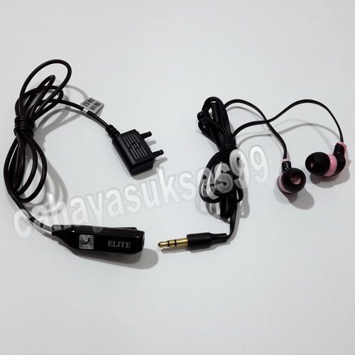 Headset Ericsson W830i W700i W800 Pink Handsfree Jadul Earphone