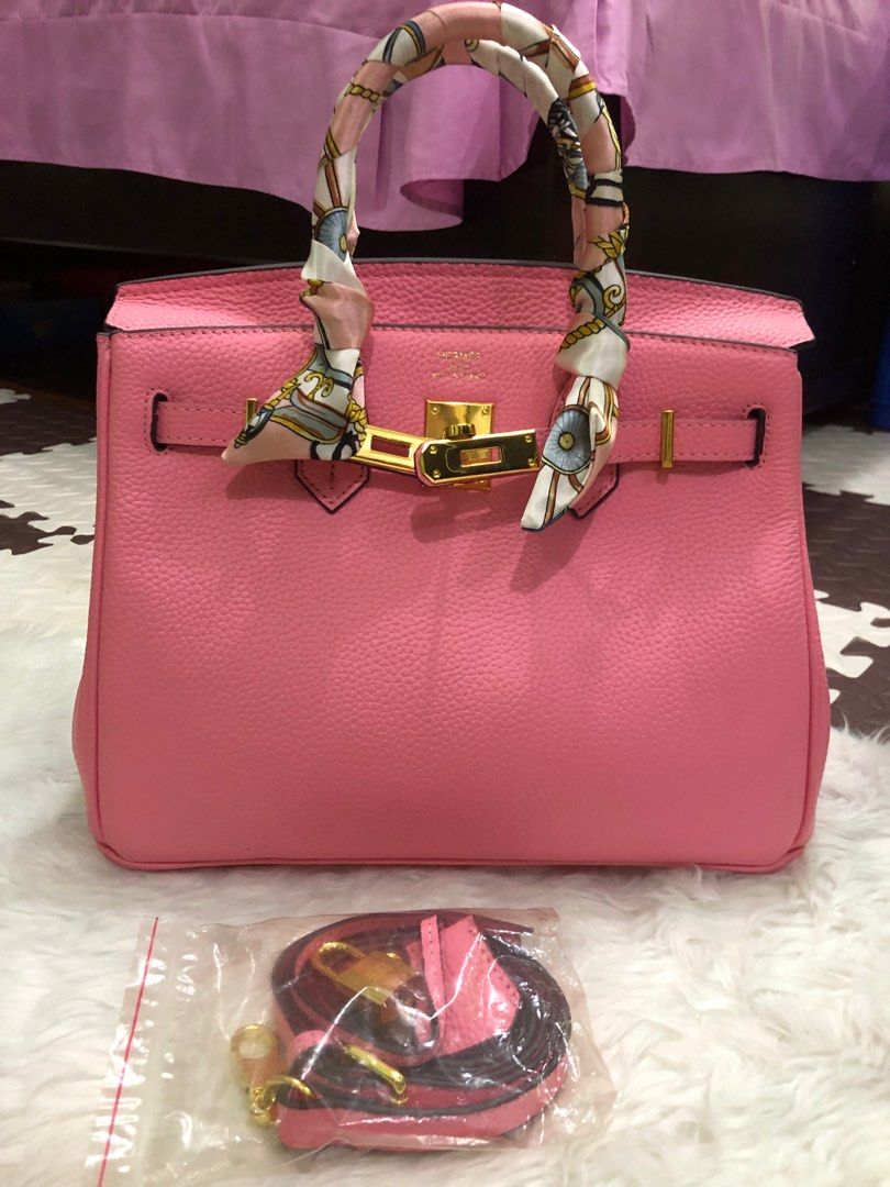 Hermes Birkin 30cm Bubblegum Pink Matte Alligator PHW - Preloved