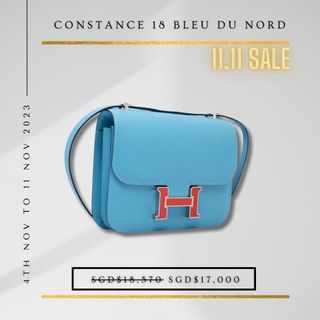 Hermes Limited Edition Special Order HSS Sac A Depeches 27 Bag Blue Nu –  Mightychic