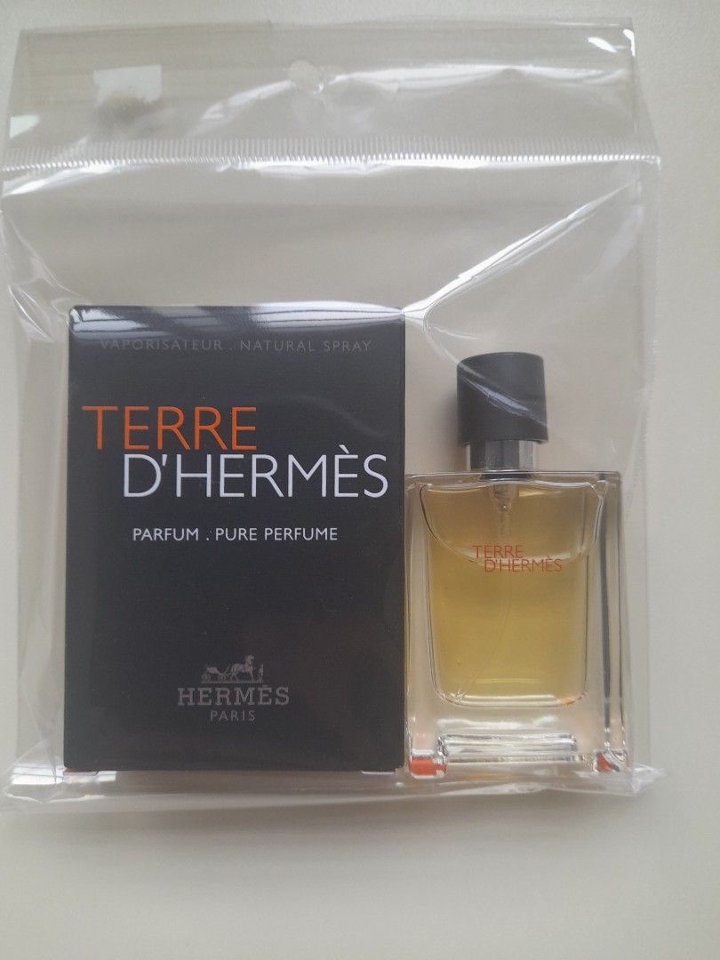 Hermes Terre d'Hermes Parfum Pure Perfume Miniature Spray 12.5ml