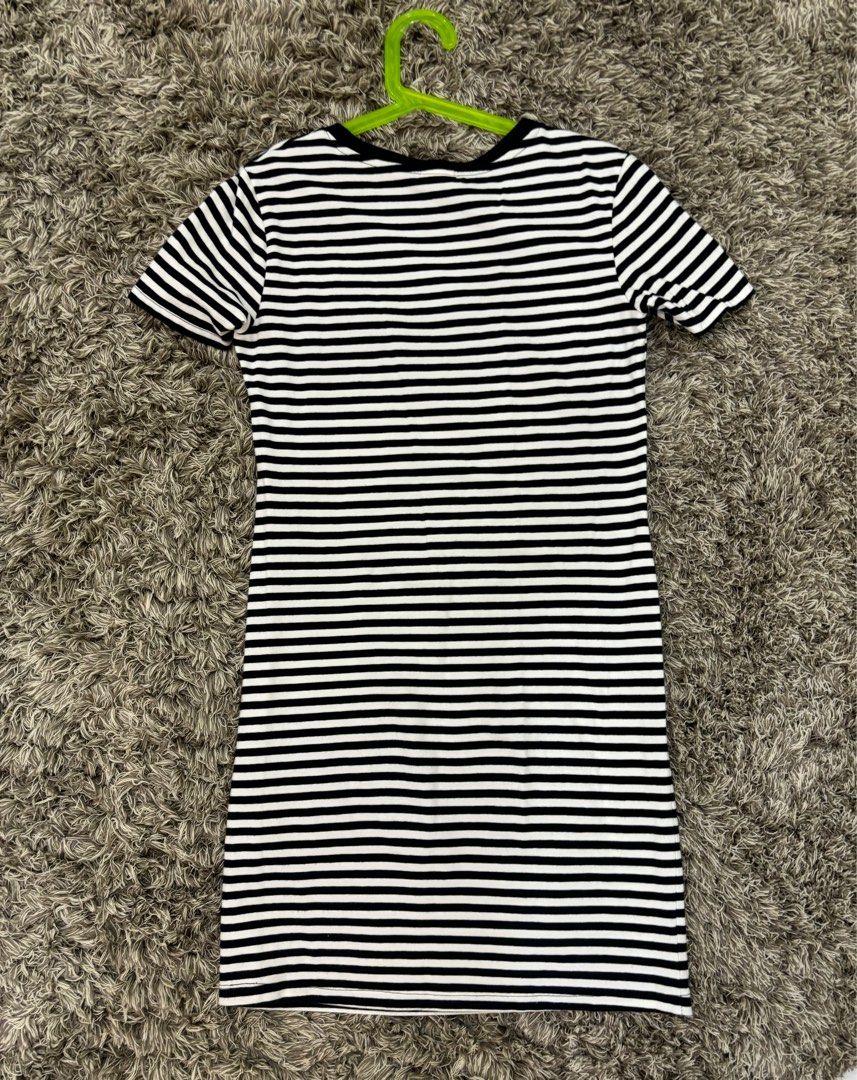 White t cheap shirt dress h&m