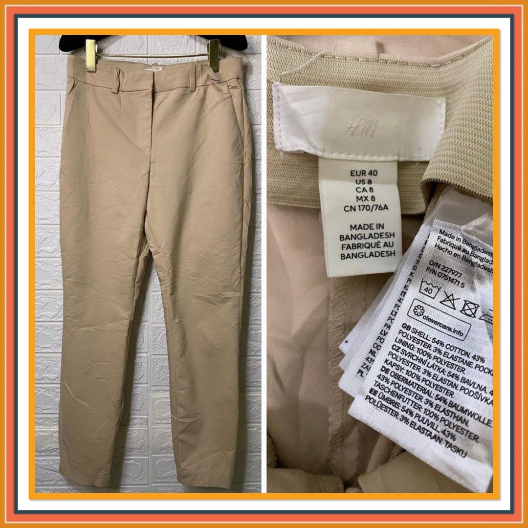 H M cigarette Trousers Women s Fashion Bottoms Other Bottoms on