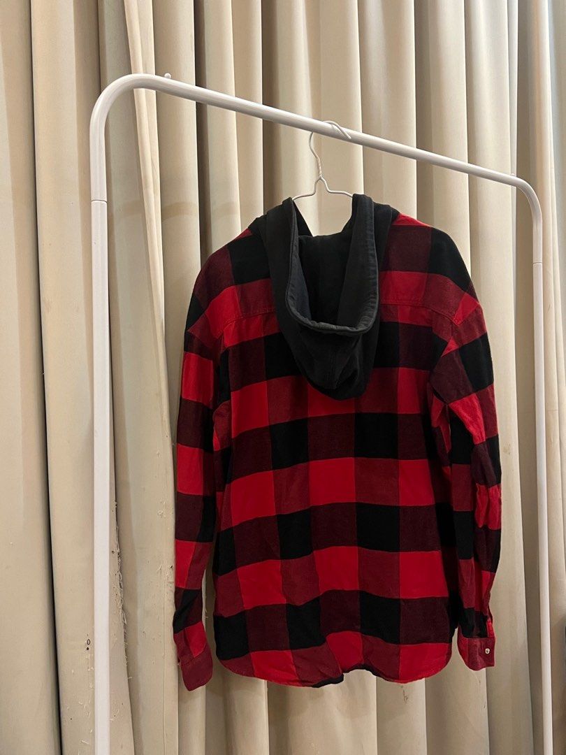 H&m 2025 flannel hoodie