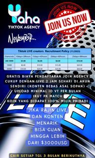 Host talent live streaming Tiktok