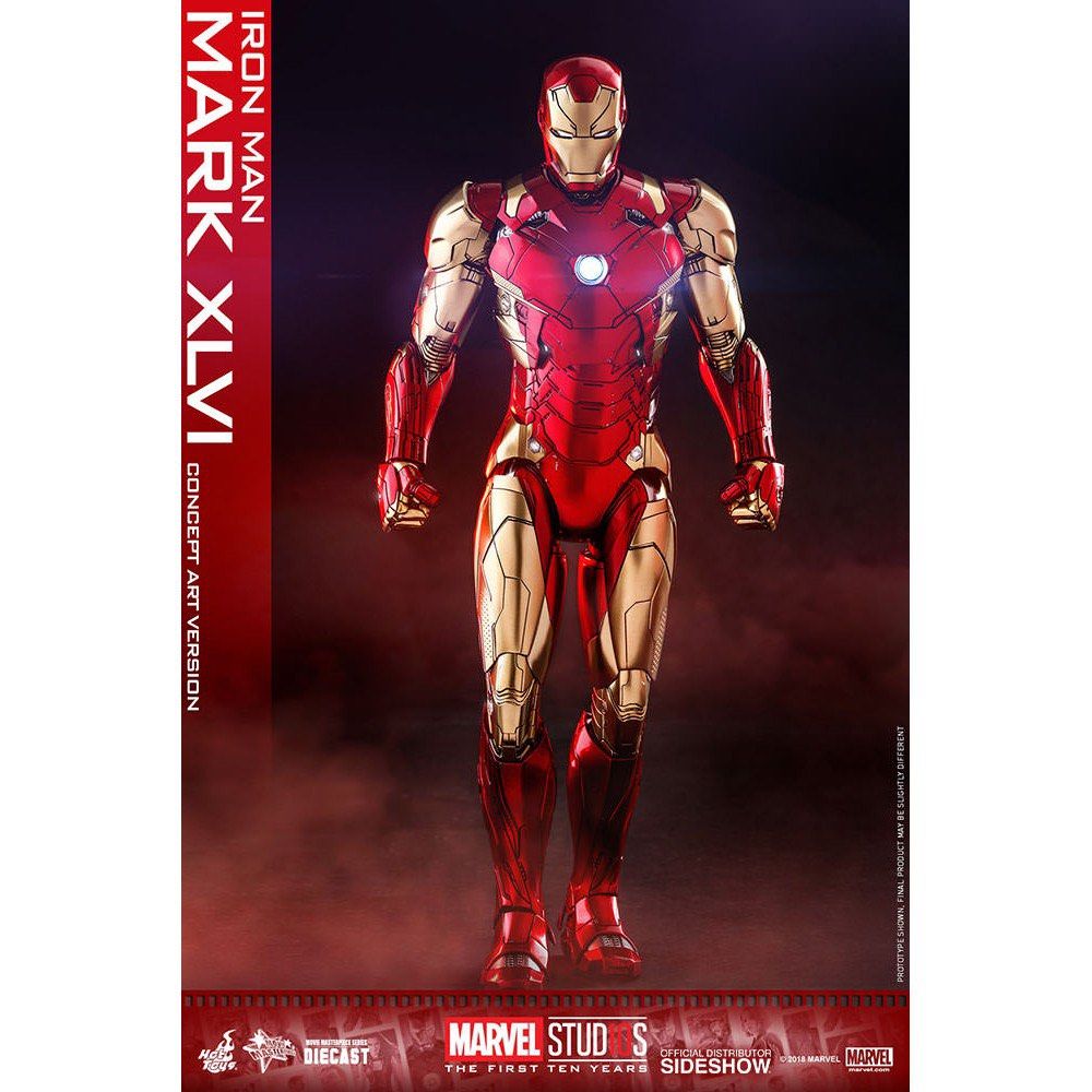 Hot Toys 1 6 MMS489 Iron Man Mk XLVI 46 Concept Diecast Civil